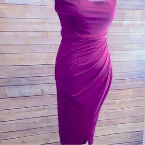 Elegant Purple Women's Dress
